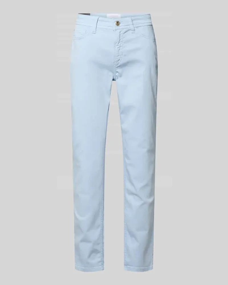 Cambio Cropped Hose mit Eingrifftaschen Modell 'PIPER Hellblau