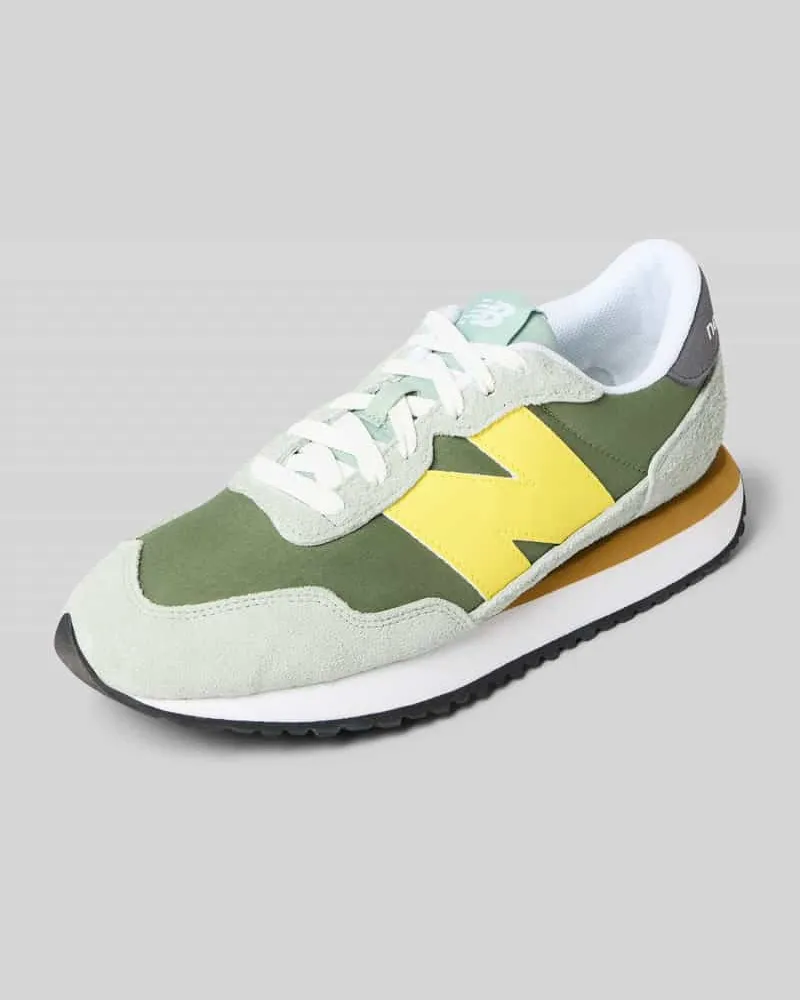 New Balance Sneaker mit echtem Leder Dunkelgruen
