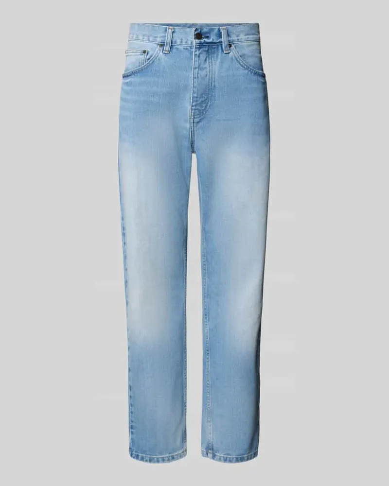 Carhartt WIP Jeans im Used-Look Modell 'Maitland Den Jeansblau