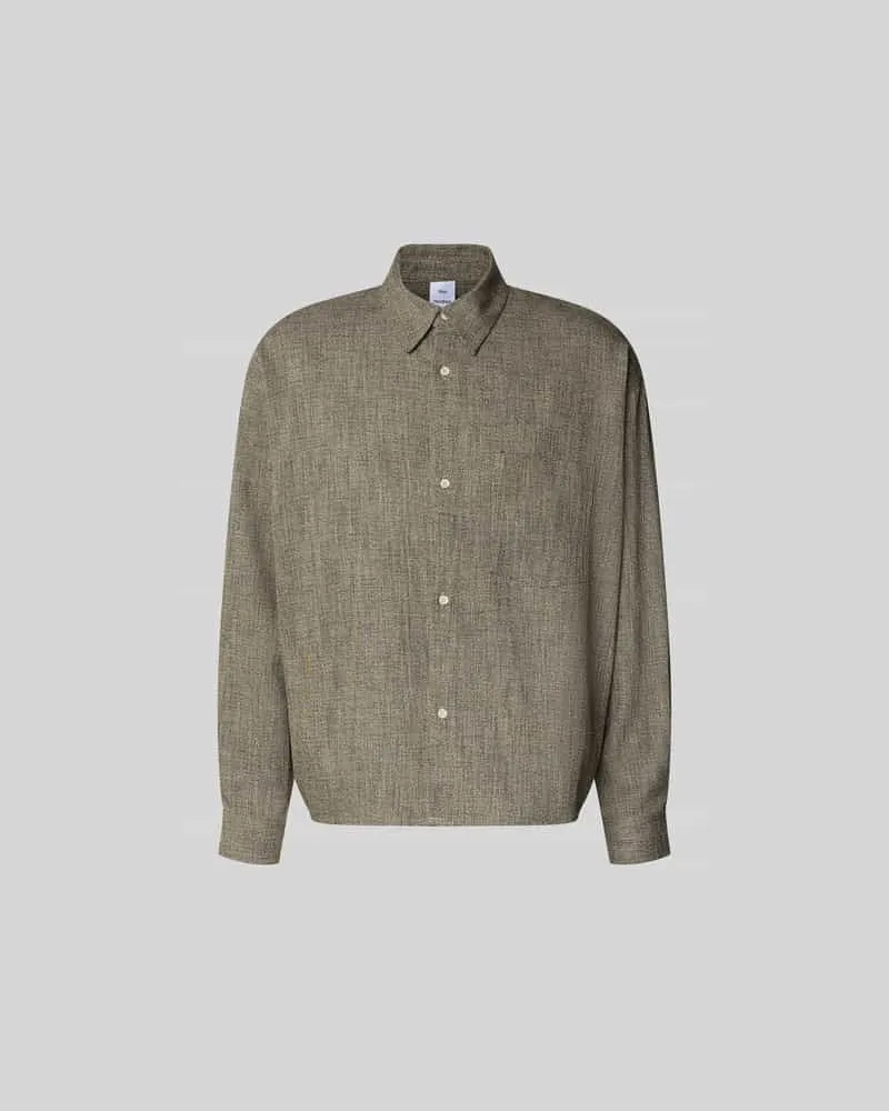 Won Hundred Freizeithemd aus Viskose-Mix Hellbraun