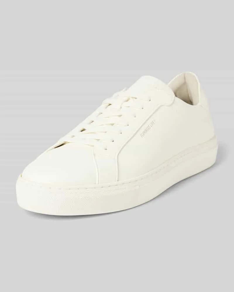 Flamingos Life Sneaker mit Label-Print Modell 'HAMTON COURT Weiss
