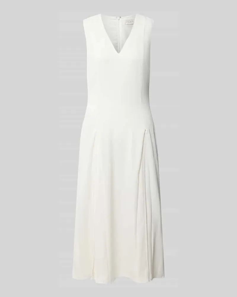 Ted Baker Regular Fit Midikleid mit Kellerfalten Modell 'Carneli Offwhite