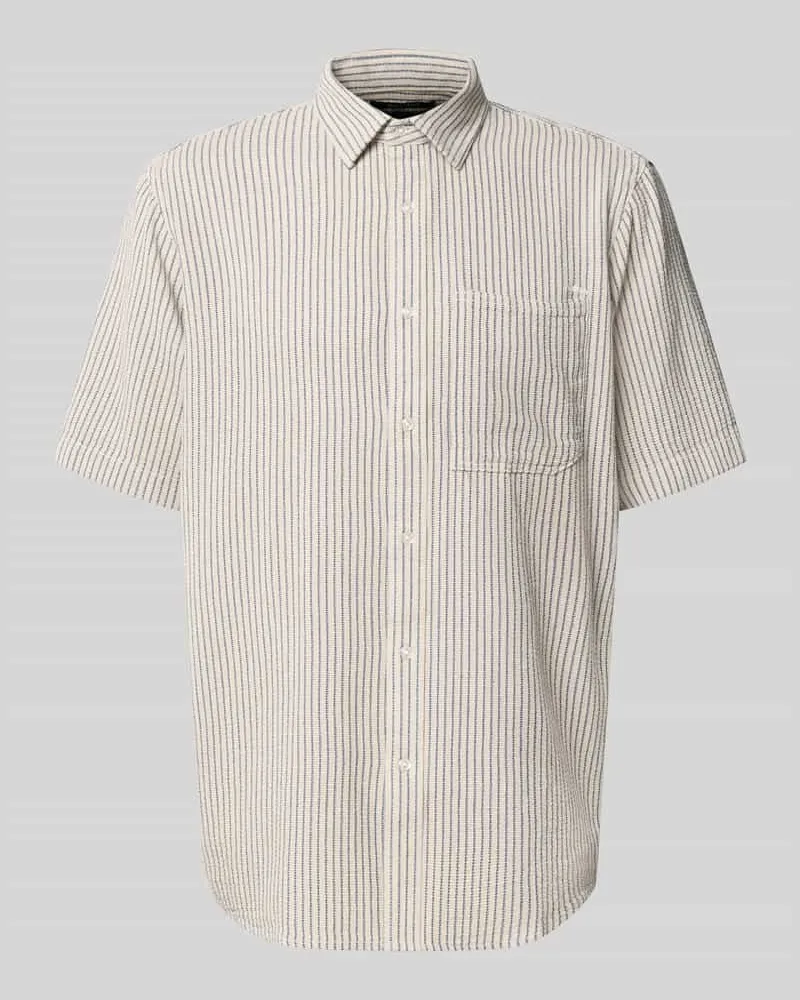 G-STAR RAW Regular Fit Freizeithemd in kurzärmeligem Design Offwhite