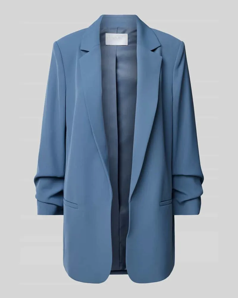 JAKE*S Longblazer mit 3/4-Arm Rauchblau