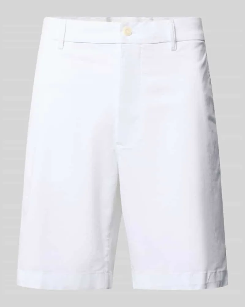 Tommy Hilfiger Chinoshorts aus Baumwoll-Mix Modell 'DOVER Offwhite