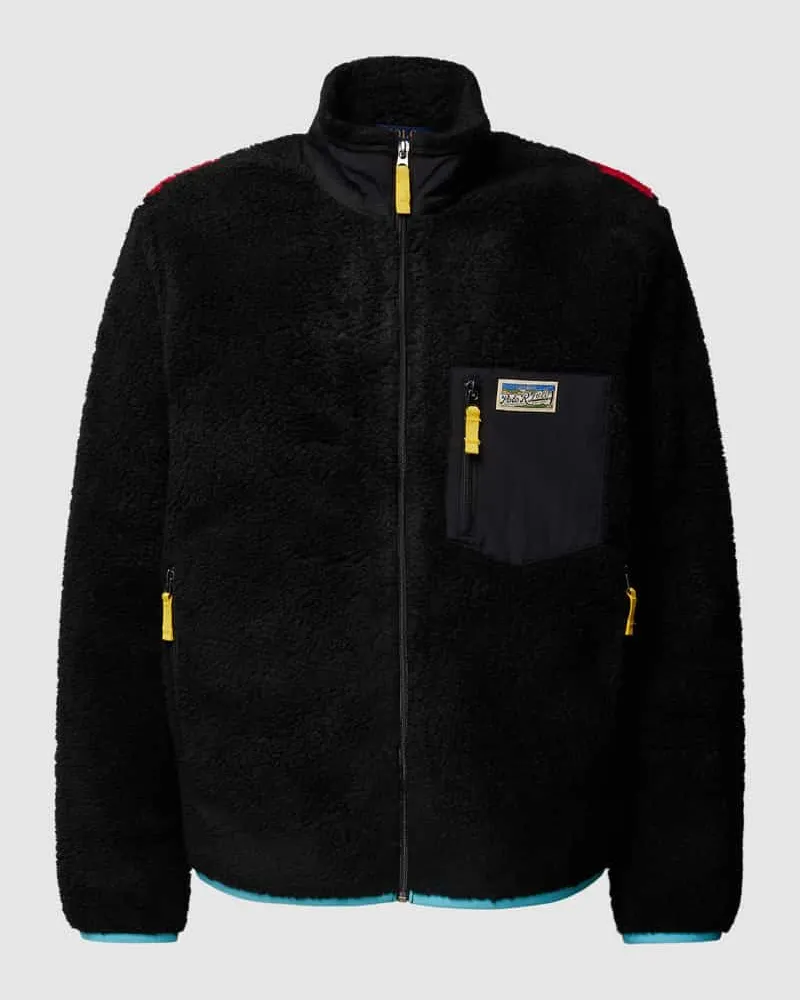 Ralph Lauren Jacke aus Teddyfell Black
