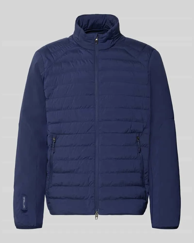 Ralph Lauren Regular Fit Sweatjacke mit Steppung Dunkelblau