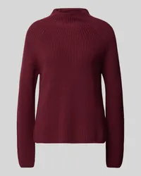 Marc O'Polo Langarmpullover mit Stehkragen Bordeaux