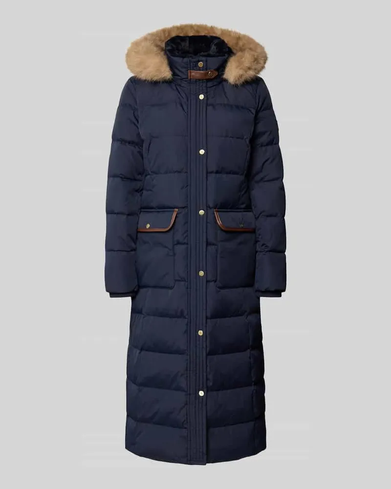 Ralph Lauren Steppmantel mit Kapuze Marine