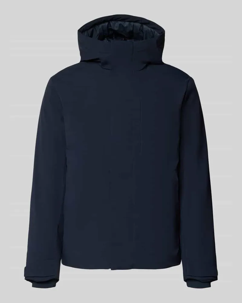Jack & Jones Jacke mit verdecktem Reißverschluss Modell 'KEEN Marine
