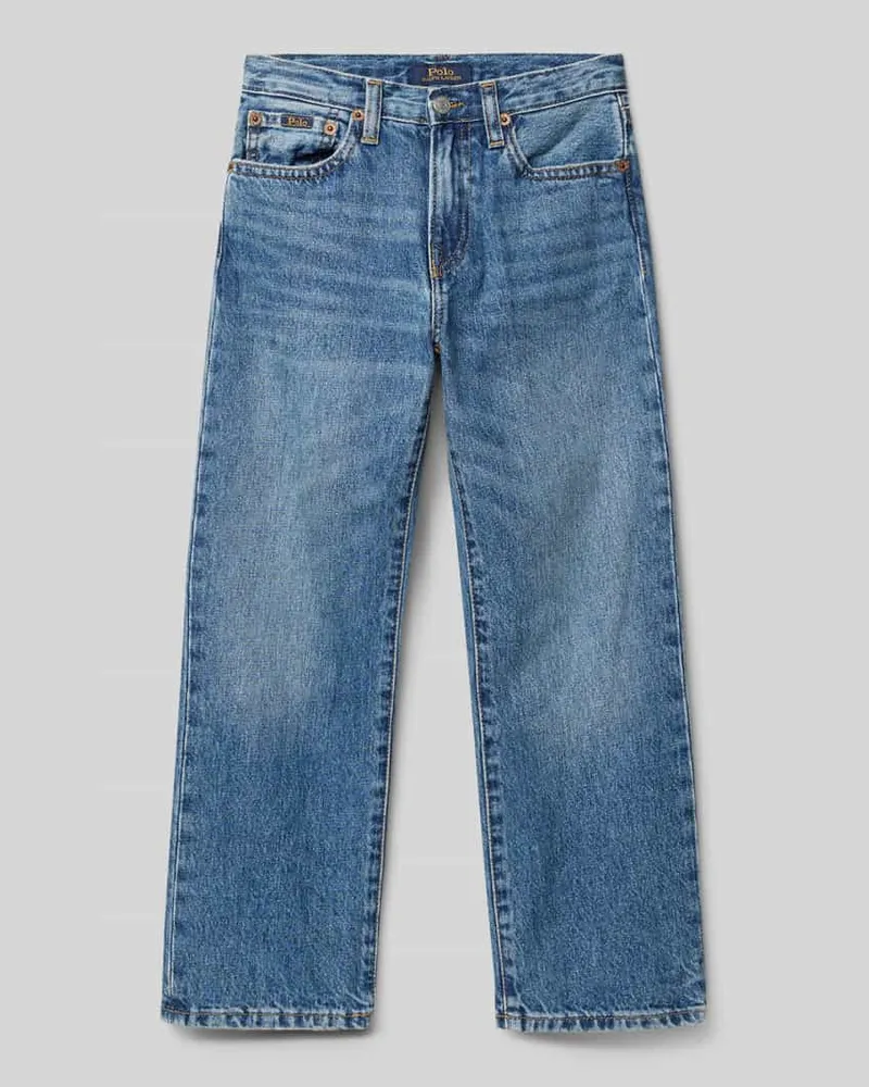 Ralph Lauren Relaxed Fit Jeans mit Label-Detail Blau