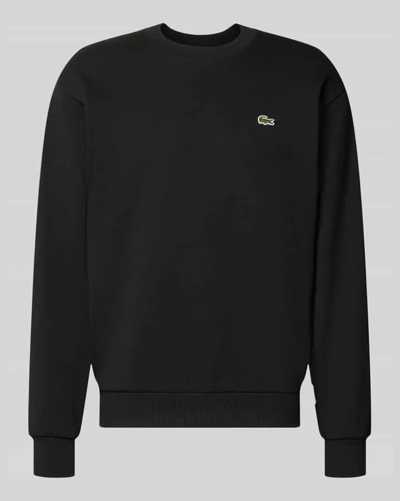 Lacoste Regular Fit Sweatshirt aus Baumwoll-Mix Black
