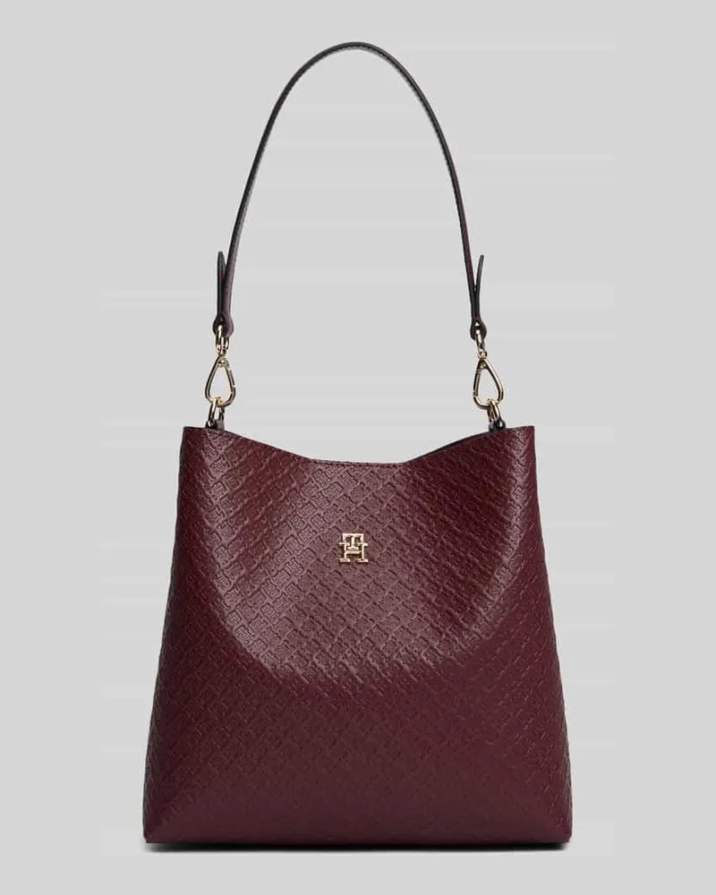 Tommy Hilfiger Henkeltasche mit Logo-Detail Bordeaux