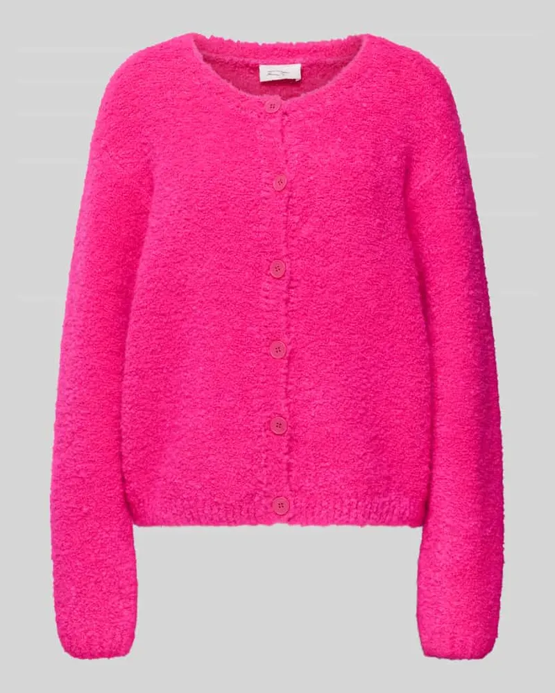 American Vintage Strickjacke mit Knopfleiste Modell 'ZOLLY Pink