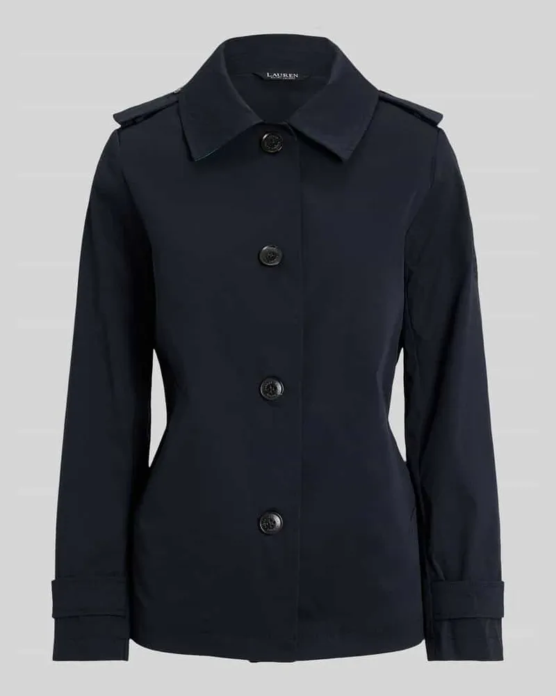 Ralph Lauren Regular Fit Trenchcoat mit Umlegekragen Marine