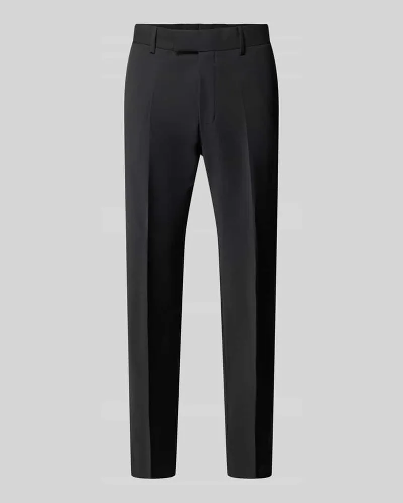 Strellson Regular Waist Business-Hose aus Wolle mit Bügelfalte Black