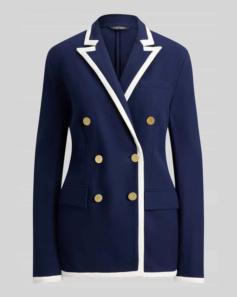 Ralph Lauren Regular Fit Longblazer aus Baumwoll-Mix Marine
