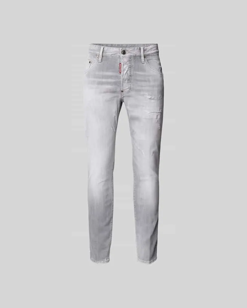 Dsquared2 Jeans mit 5-Pocket-Design Hellgrau
