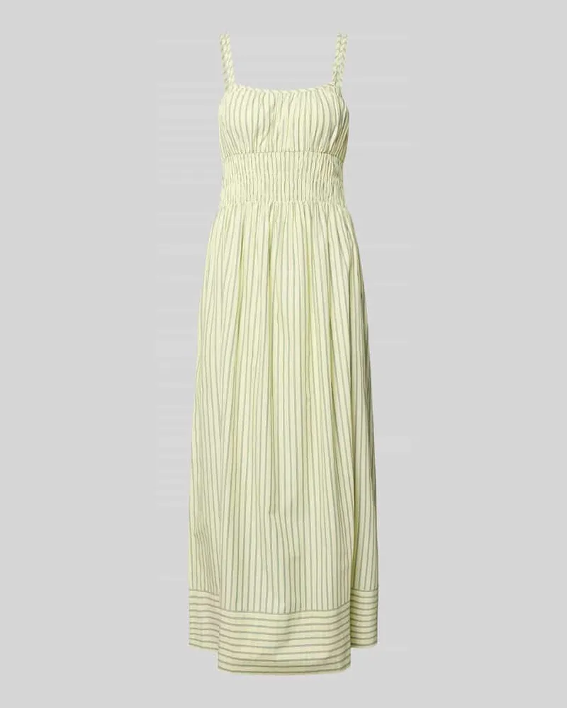 HUGO BOSS Regular Fit Freizeitkleid aus reiner Baumwolle Hellgruen