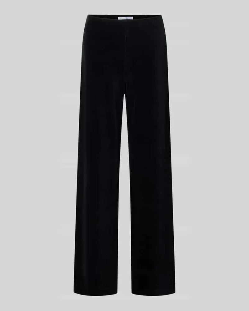 RAFFAELLO ROSSI  Regular Fit Cordhose aus Baumwoll-Mix Modell 'ELAINE Black