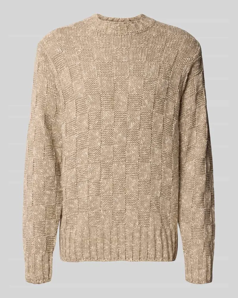 Carhartt WIP Strickpullover mit gerippten Abschlüssen Modell 'KYLOE Beige