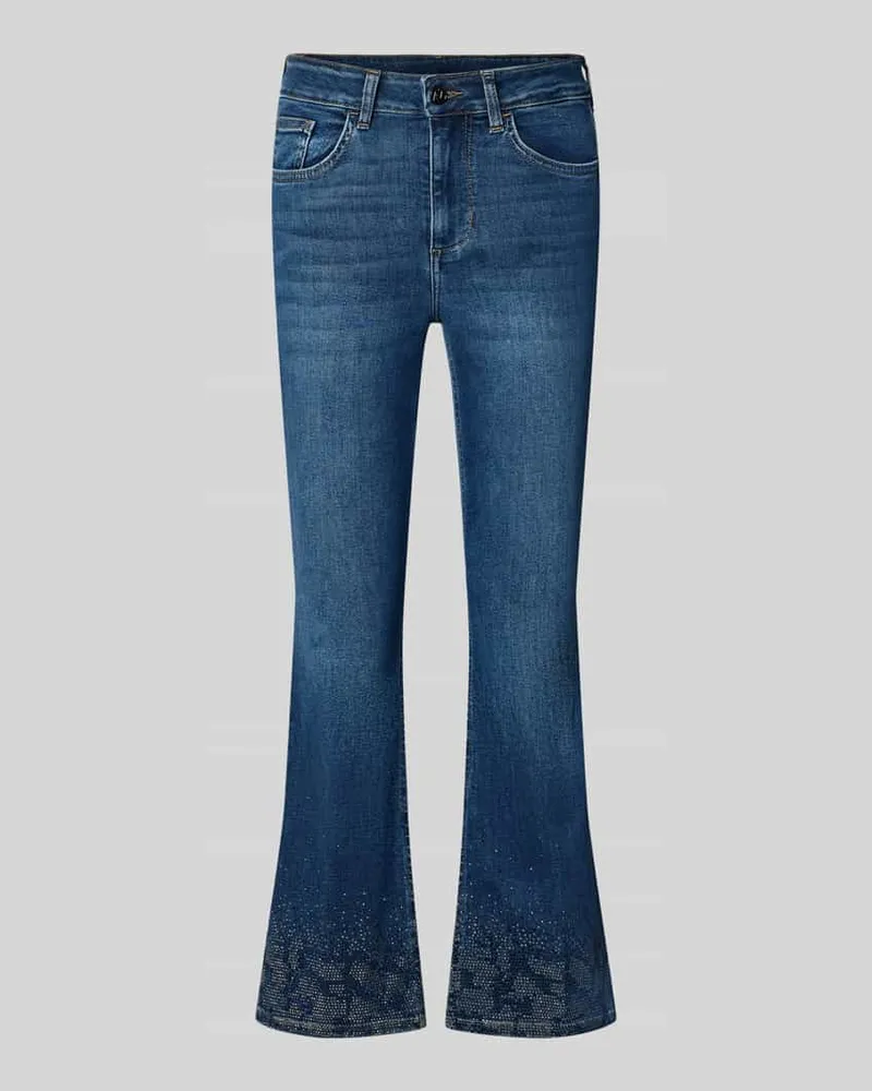 Liu Jo Flared Fit Jeans aus Baumwollmix mit Lyocell-Anteil Modell 'Princess Jeansblau