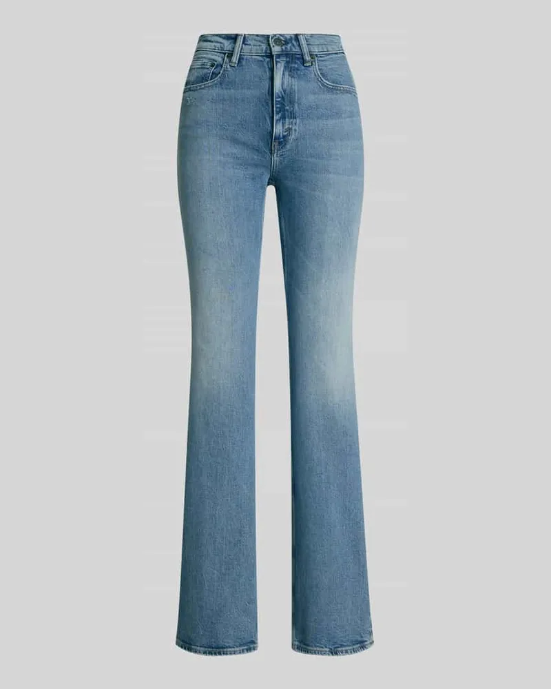 Ralph Lauren Bootcut Jeans aus Baumwoll-Mix Jeansblau