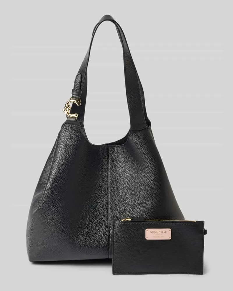 Coccinelle Tote Bag mit Logo-Detail Black