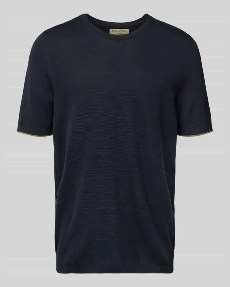 Marc O'Polo Regular Fit T-Shirt aus reiner Baumwolle -  × DFB Travel Collection Dunkelblau