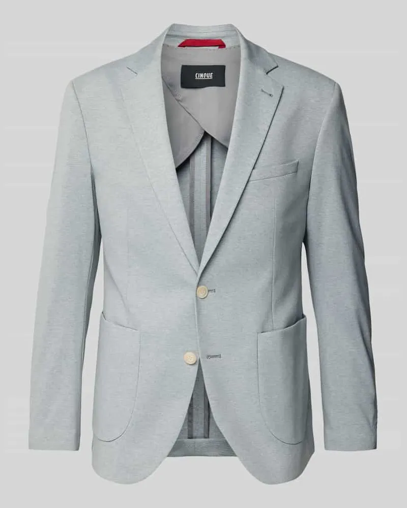 cinque Sakko mit aufgesetzten Taschen Modell 'DATI Silber
