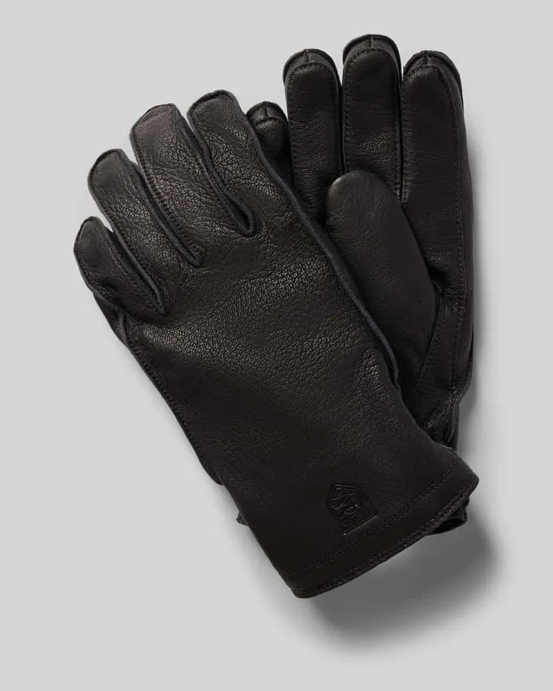Hestra Handschuhe aus echtem Leder Modell 'Jon Black