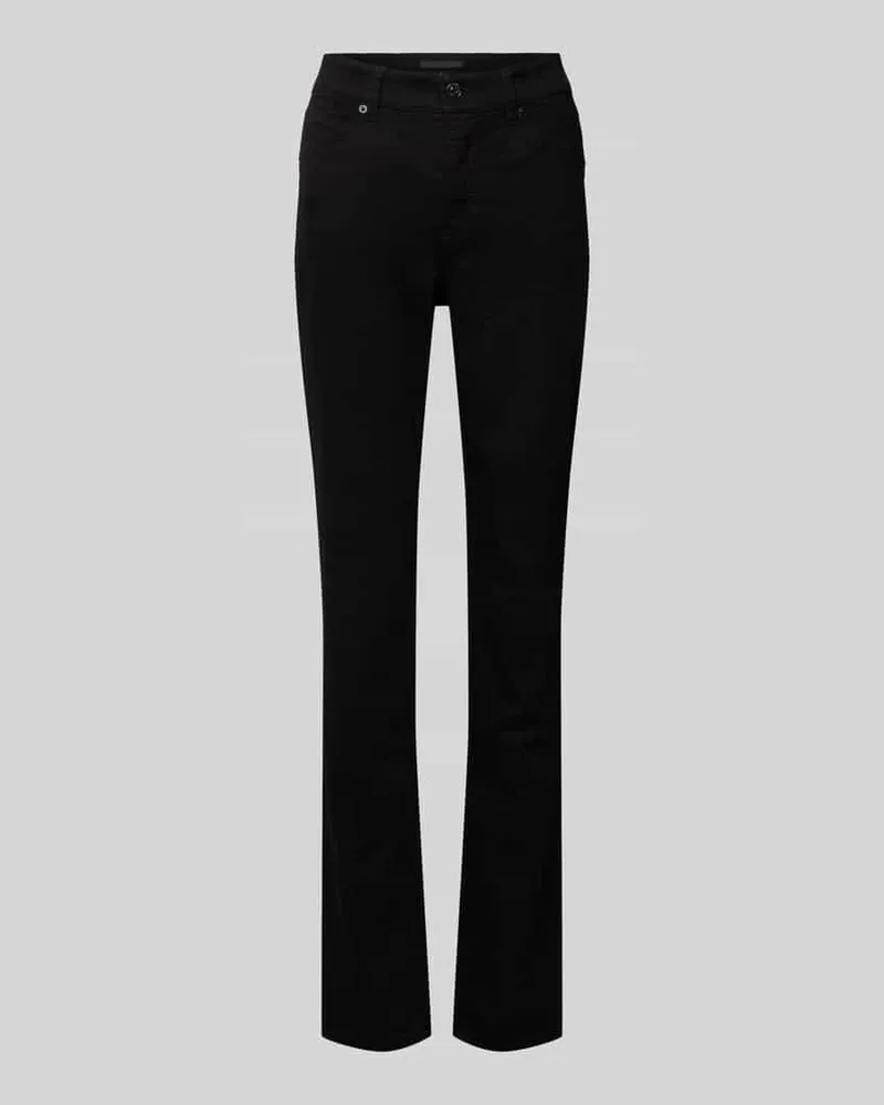 MAC Jeans Bootcut Fit Jeans mit Stretch-Anteil Modell 'MELANIE Black