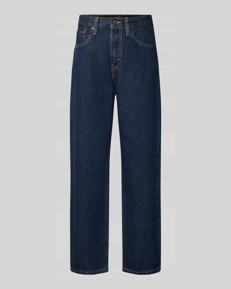 Levi's Relaxed Fit Jeans aus reiner Baumwolle Modell 'EASY DAD Dunkelblau