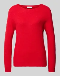 Rich&Royal Strickpullover mit Rundhalsausschnitt Rot