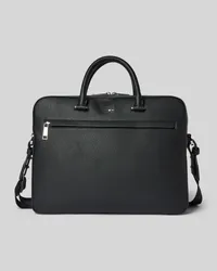 HUGO BOSS Handtasche in Leder-Optik Modell 'Ray Black