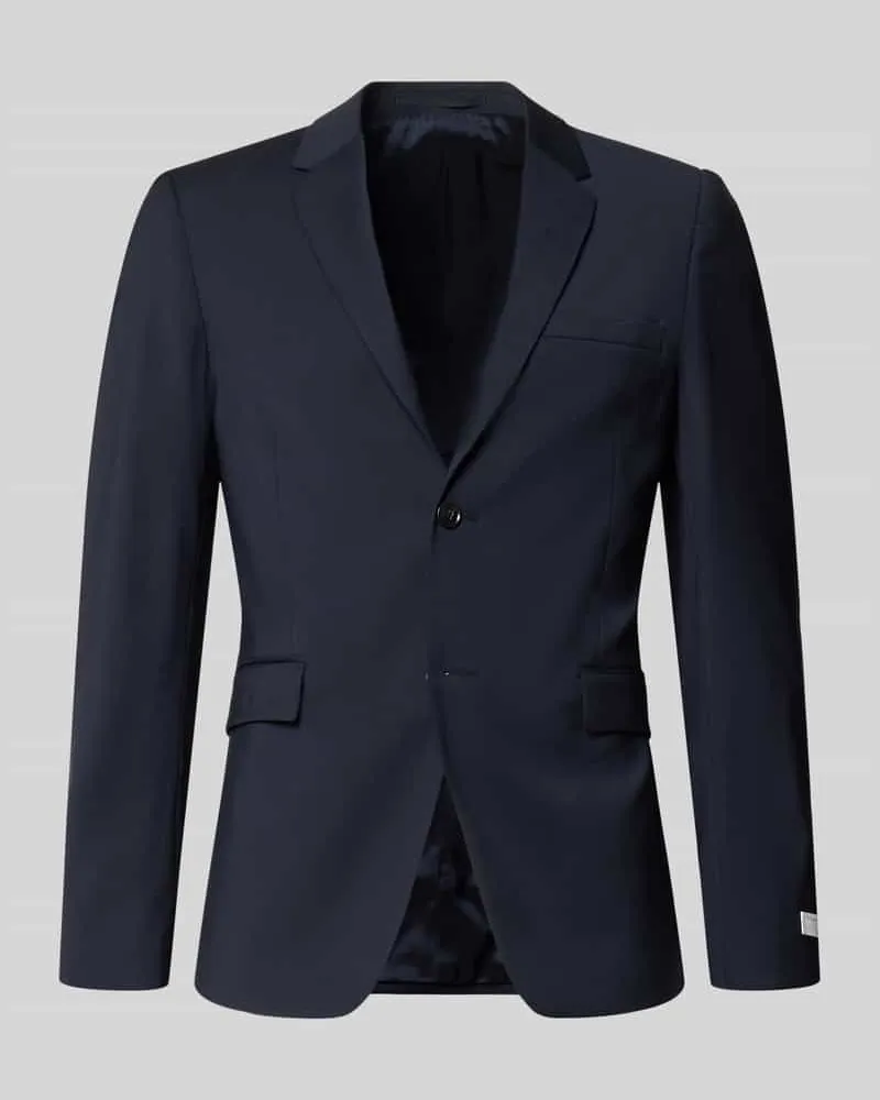 Tiger of Sweden Slim Fit 2-Knopf-Sakko mit Pattentaschen Modell 'JAMIE Marine