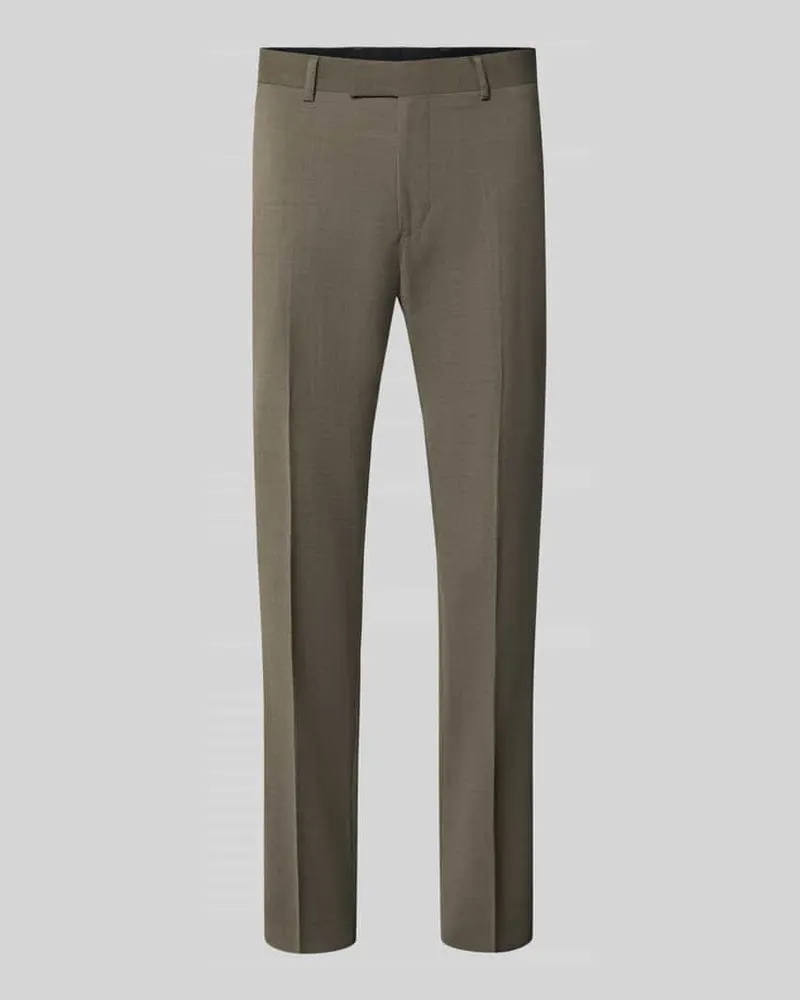 Tiger of Sweden Straight Fit Hose mit Lanawoll-Anteil Modell 'Tenuta Schlamm