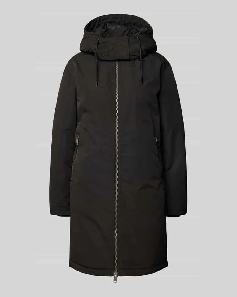 Scotch&Soda Mantel mit Zweiwege-Reißverschluss Black