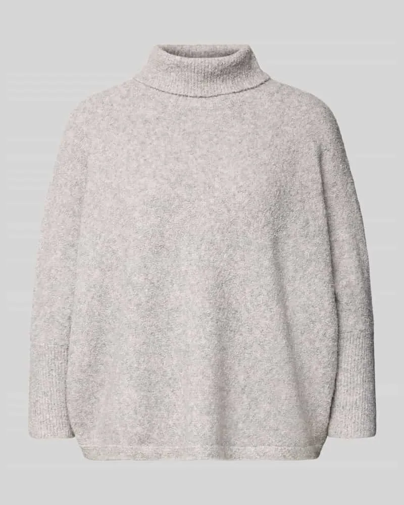 someday. Oversized Pullover in Strick-Optik Modell 'Tiola Mittelgrau