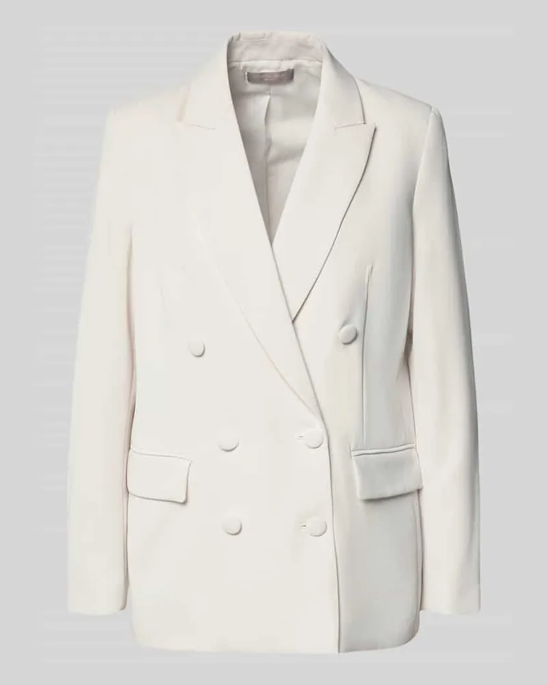 Christian Berg Regular Fit Blazer mit Pattentaschen Ecru