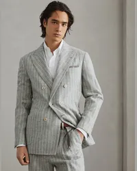 Brunello Cucinelli Eineinhalb-reihiger Blazer Grau