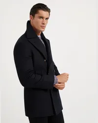 Brunello Cucinelli Caban Schwarz