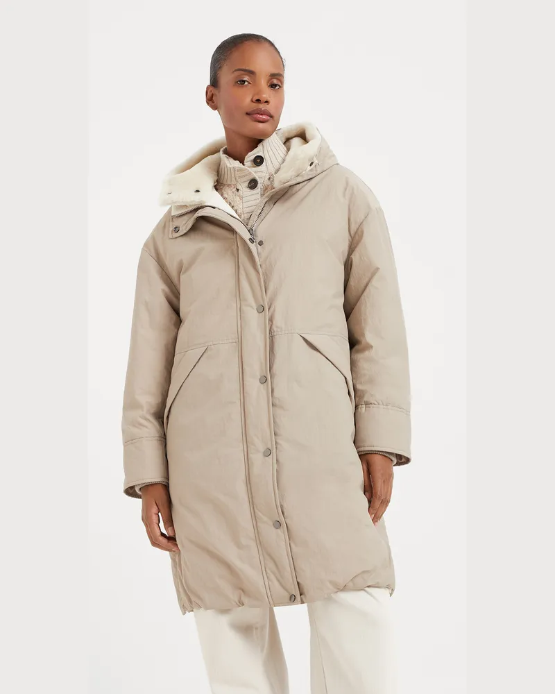 Brunello Cucinelli Daunenjacke Beige