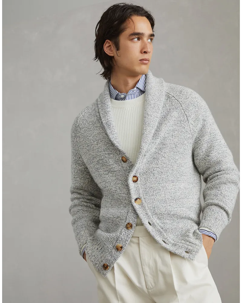 Brunello Cucinelli Cardigan mit Knöpfen Blau