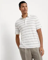 Brunello Cucinelli Poloshirt Weiß