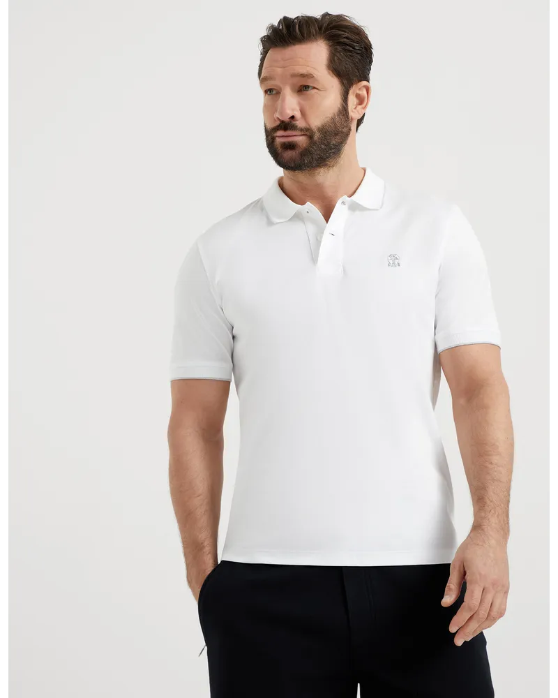 Brunello Cucinelli T-Shirt Weiß