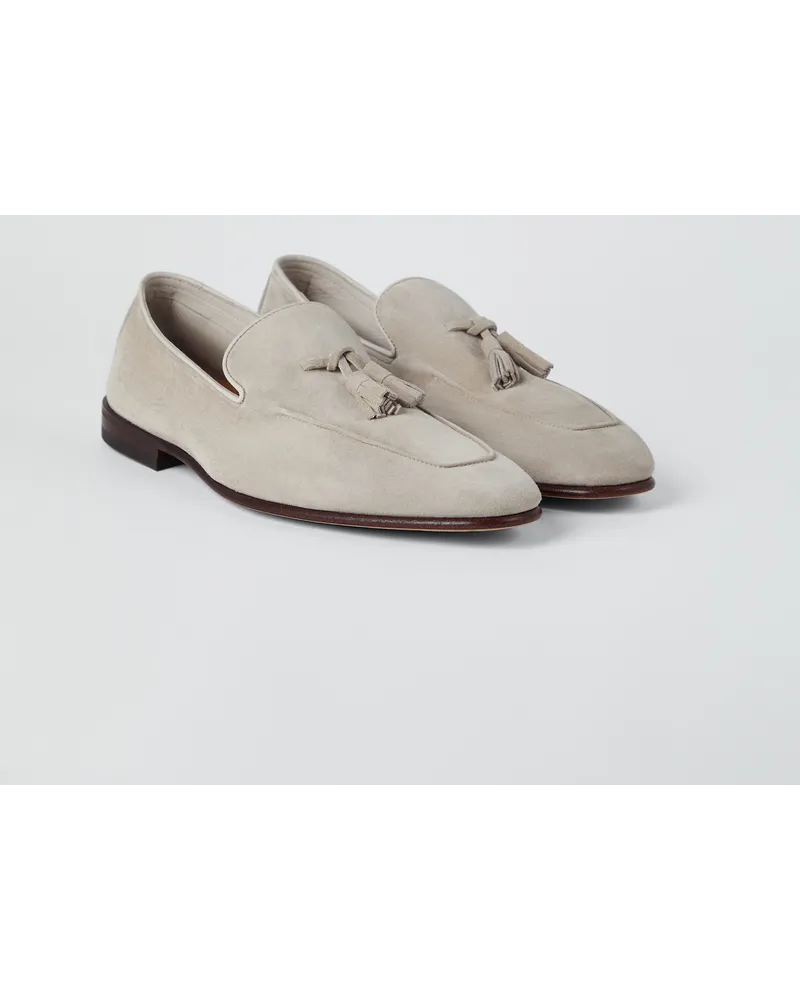 Brunello Cucinelli Tassel-Loafers Beige