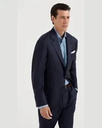 Brunello Cucinelli Einreihiger Blazer Blau