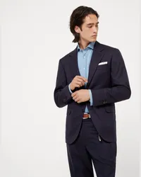 Brunello Cucinelli Einreihiger Blazer Blau