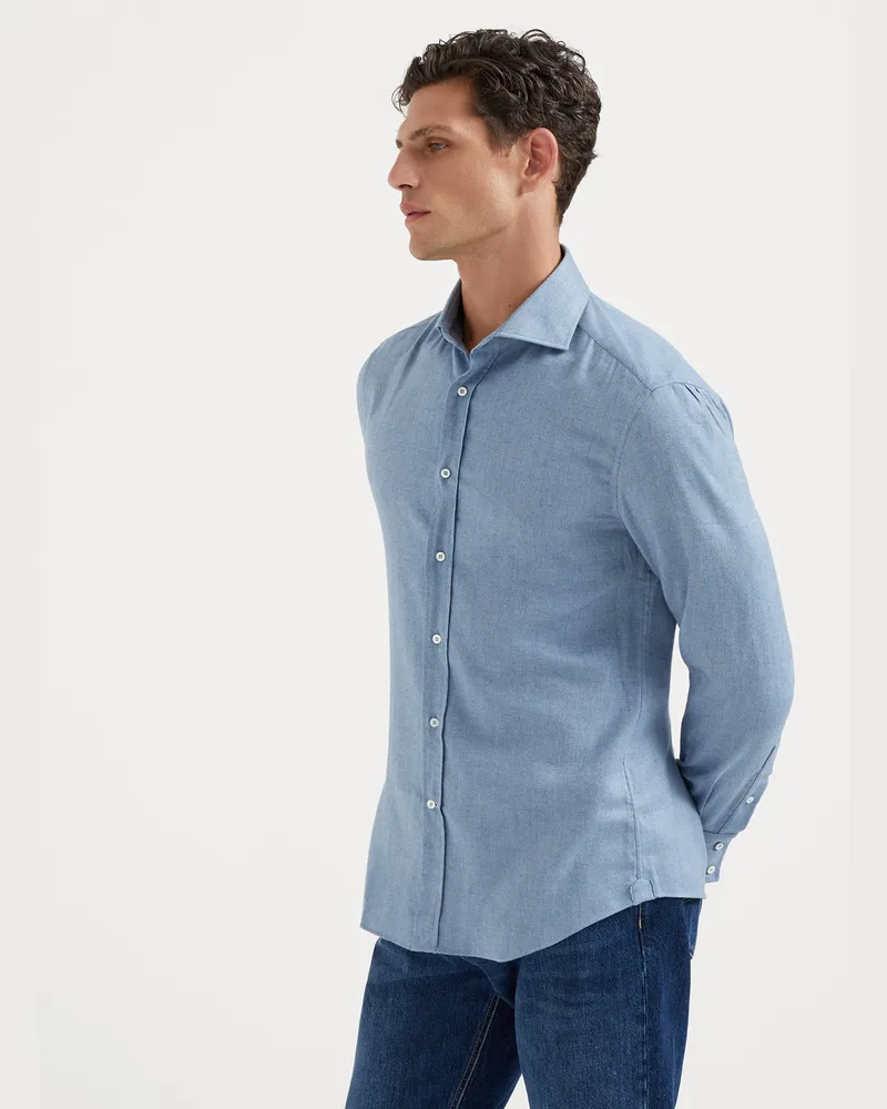 Brunello Cucinelli Slim Blau